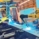 ビームロボット溶接ワークステーション